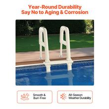 Load image into Gallery viewer, 5-Step Inclined Robust Pool Ladder of 2 Handrails for 1219.2-1371.6mm Pool
