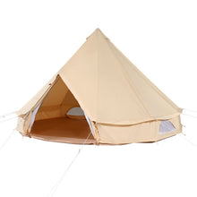 Load image into Gallery viewer, Canvas Bell Tent 4m/13.12ft 4-Season Camping Yurt Tent with Stove Jack
