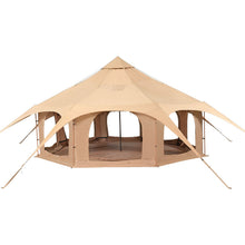 Load image into Gallery viewer, Canvas Tent 4 Seasons 5 m/16.4 ft Bell Tent for Camping with Stove Jack
