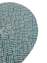 Load image into Gallery viewer, Mother of pearl Aquamarine Breeze Oval Coffee Table
