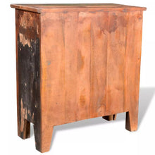 Load image into Gallery viewer, Reclaimed Cabinet Solid Wood with 4 Drawers Side table (small)
