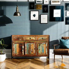 Load image into Gallery viewer, Buffet Table Sideboard Solid Reclaimed Wood 120x35x76 cm
