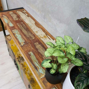 Buffet Table in Reclaimed Wood 120cm Length