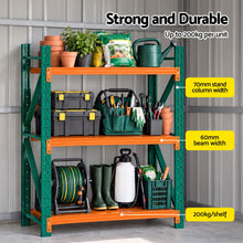 Load image into Gallery viewer, Giantz Garden Shed with 3-Tier Garage Shelving Rack Outdoor Tool Storage Racks

