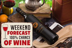 Men's Republic Retro Sign – Wine Forecast 25cm x 20cm