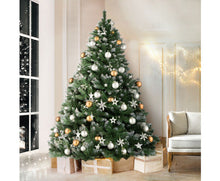 Load image into Gallery viewer, Christmas Snow Tree 8 FT- Green_210cm tall 145cm wide Large and wide-2 m high
