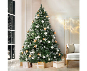 Christmas Snow Tree 8 FT- Green_210cm tall 145cm wide Large and wide-2 m high