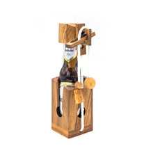 Load image into Gallery viewer, Brainteaser beer bottle mystery lock adult puzzle challenge - open the lock before you can have a drink! Great party gift
