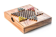 Load image into Gallery viewer, Chinese Checkers - wooden board game, strategy game, game for adults, game for kids, Medium
