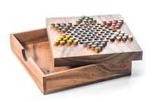 Load image into Gallery viewer, Chinese Checkers - wooden board game, strategy game, game for adults, game for kids, Medium
