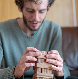 Secret Lock Box Wood Brain Teaser Puzzle - Unique Design - Put a Gift Inside-they have to work out how to open