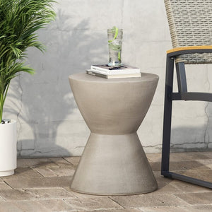 Outdoor furniture Tablua Australia 50cm Hourglass Side Table Stool indoor or Outdoor Side Table or Garden Stool