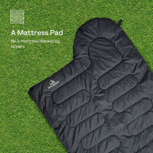 Load image into Gallery viewer, KILIROO Sleeping Bag 350GSM Black
