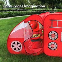 Load image into Gallery viewer, Kids Fire fighting truck Tent (Red)
