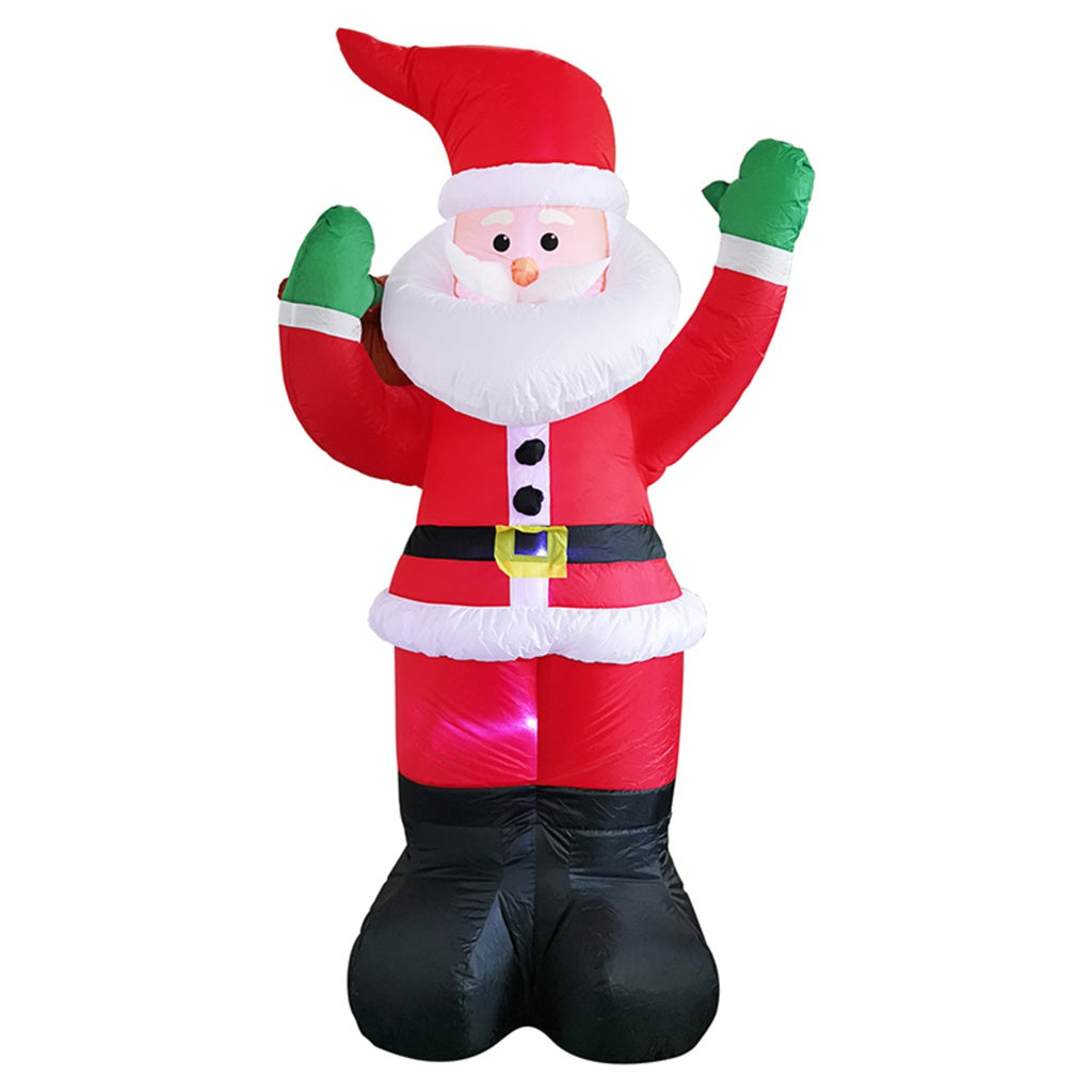 1.8m Santa Waving Christmas Inflatable with LED