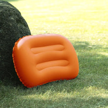 Load image into Gallery viewer, KILIROO Inflatable Camping Travel Pillow - Orange
