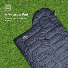 Load image into Gallery viewer, Inflatable Camping Sleeping Pad (Blue)
