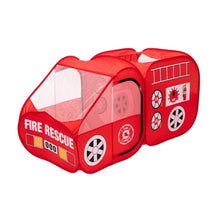 Load image into Gallery viewer, Kids Fire fighting truck Tent (Red)
