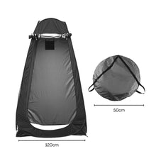 Load image into Gallery viewer, Shower Tent with 2 window (Black)
