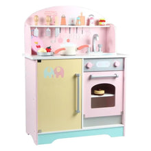 Load image into Gallery viewer, Wooden Kitchen Playset for Kids (Japanese Style Kitchen Set, Pink) EK-KP-106-MS
