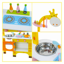 Load image into Gallery viewer, Wooden Kitchen Playset for Kids (Giraffe Shape Kitchen Set) EK-KP-102-MS
