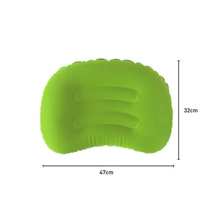 KILIROO Inflatable Camping Travel Pillow - Green