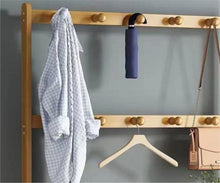 Load image into Gallery viewer, GOMINIMO Bamboo Clothes Rack and Shoe Rack Shelves 80cm, Natural
