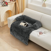 Load image into Gallery viewer, Pet Sofa Cover Soft with Bolster L Size (Grey)
