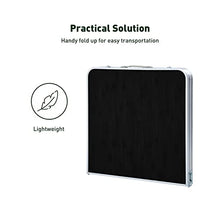 Load image into Gallery viewer, Camping Table 120cm Black With 4 Chair
