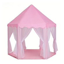 Load image into Gallery viewer, Kids Hexagonal Tent (Pink with LED Lights)
