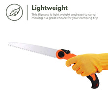 Load image into Gallery viewer, Camping Flip Saw 8-Inch Blade Tree Trimming Foldable Pruning Hand Saw
