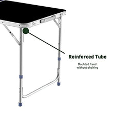 Load image into Gallery viewer, Camping Table 120cm Black With 4 Chair

