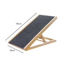 Load image into Gallery viewer, Wooden Adjustable Pet Ramp 70 x 35 cm
