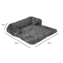 Load image into Gallery viewer, Pet Sofa Cover Soft with Bolster S Size (Grey)
