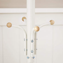 Load image into Gallery viewer, SONGMICS Metal Coat Rack 182 cm Tall Hall Tree White
