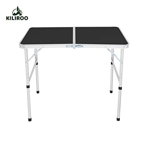 Camping Table 90cm Black