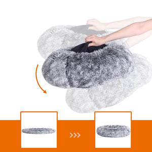 50cm Dog Bed with Removable Washable Cover Grey