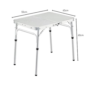 Camping Table 60cm Silver