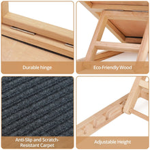 Load image into Gallery viewer, Wooden Adjustable Pet Ramp 70 x 35 cm
