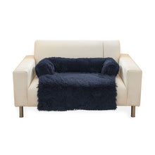 Load image into Gallery viewer, Pet Sofa Cover Soft with Bolster M Size (Dark Blue)
