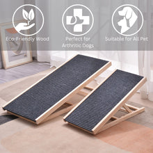 Load image into Gallery viewer, Wooden Adjustable Pet Ramp 70 x 35 cm
