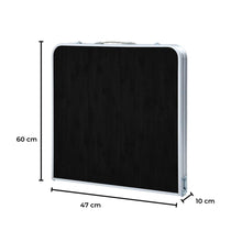 Load image into Gallery viewer, Camping Table 120cm Black With Grey Storage Bag
