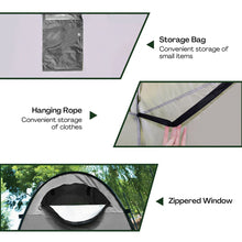 Load image into Gallery viewer, KILIROO Shower Tent with 2 Window (Orange)
