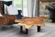 Load image into Gallery viewer, Unique Saur Wood Round Coffee Table, generous 95cm across one of kind 100% unique designed  by nature
