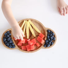 Load image into Gallery viewer, Toddlers mealtime Plate 100% sustainable bamboo-Karri the Koala-Food contact grade production
