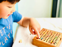 Load image into Gallery viewer, Snakes and Ladders - wooden board game, family game for kids, table game
