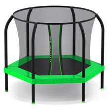 Load image into Gallery viewer, Lifespan Kids 7ft Springless Hoppy 2 Trampoline Set.
