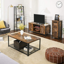 Load image into Gallery viewer, VASAGLE 4-Tier Ladder Shelf Greige and Black
