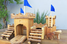 Load image into Gallery viewer, Wooden Medieval Castle
