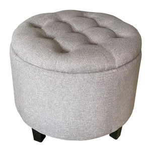 Cooper Storage Ottoman 50x50x40cm light Grey